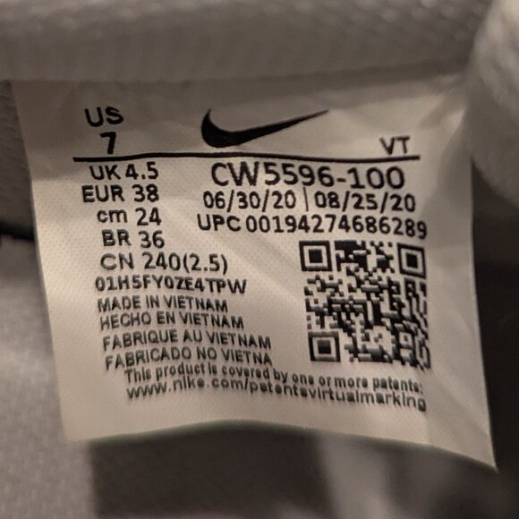 Nike Low Air Force 1 Holographic Swoosh Sneakers - Picture 3 of 4